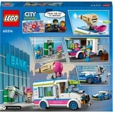 LEGO City - IJswagen politieachtervolging Constructiespeelgoed 60314