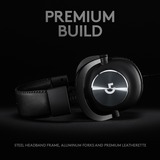 Logitech G PRO X over-ear gaming headset Zwart, Pc, PlayStation 4 / 5, Xbox One (Series X|S), Nintendo Switch
