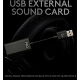Logitech G PRO X over-ear gaming headset Zwart, Pc, PlayStation 4 / 5, Xbox One (Series X|S), Nintendo Switch