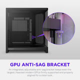 NZXT H6 midi tower behuizing Zwart | 2x USB-A | 1x USB-C | Tempered Glass