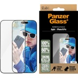 PanzerGlass iPhone 16 Pro - Ultra-Wide Fit beschermfolie Transparant/zwart