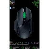 Razer Basilisk V3 X HyperSpeed gaming muis Zwart, 400 - 18000 DPI. HyperSpeed Wireless, Bluetooth