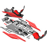 Res-Tech X1 Cockpit racing simulator Zwart/hoogglans wit