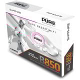 SAPPHIRE PURE B850M WIFI socket AM5 moederbord RAID, 2.5 Gb-LAN, Wi-Fi 6, BT 5.3, Sound, ATX