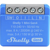 Shelly 1 Mini Gen4 relais Blauw