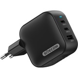 Sitecom 70W GaN Power Delivery wandoplader Zwart