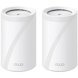 TP-Link Deco BE65 WiFi 7 Mesh Tri-Band 2-Pack mesh router Wit, 2 stuks