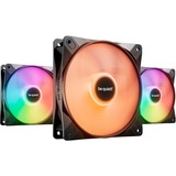 be quiet! Light Wings LX PWM RGB case fans Zwart, 3 stuks, 120 x 120 x 25 mm