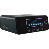 ICY BOX 240W GaN oplaadstation Zwart