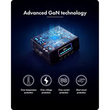ICY BOX 240W GaN oplaadstation Zwart