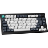 Keychron Q1 Max-M1 QMK, toetsenbord Zwart, BE Lay-out, Gateron Jupiter Red, RGB leds, 75%, Hot-swappable, Bluetooth, 2.4GHz