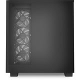 Sharkoon ELITE SHARK CA500 midi tower behuizing Zwart | 2x USB-A | 1x USB-C | RGB | Tempered Glass