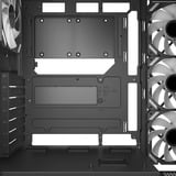 Sharkoon ELITE SHARK CA500 midi tower behuizing Zwart | 2x USB-A | 1x USB-C | RGB | Tempered Glass