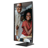 AOC U27E4CV 27" 4K UHD monitor Zwart, 2x HDMI, DisplayPort, 4x USB-A, USB-C, RJ-45