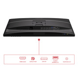 AOC U27E4CV 27" 4K UHD monitor Zwart, 2x HDMI, DisplayPort, 4x USB-A, USB-C, RJ-45