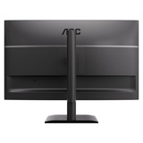 AOC U27E4CV 27" 4K Ultra HD monitor Zwart, 1x DisplayPort, 2x HDMI, 1x USB-C, 4x USB-A, 1x RJ-45