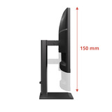 AOC U27E4CV 27" 4K Ultra HD monitor Zwart, 1x DisplayPort, 2x HDMI, 1x USB-C, 4x USB-A, 1x RJ-45