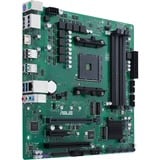 ASUS PRO B550M-C/CSM socket AM4 moederbord Groen/zwart, RAID, Gb-LAN, Sound, µATX