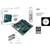 ASUS PRO B550M-C/CSM socket AM4 moederbord Groen/zwart, RAID, Gb-LAN, Sound, µATX