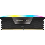 Corsair D548GB 6400-36 Vengeance RGB   bk K2 COR werkgeheugen Zwart