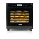 Domo Digitale voedseldroger DO354VD Inox/zwart, 8 lagen