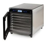 Domo Digitale voedseldroger DO354VD Inox/zwart, 8 lagen