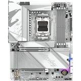 GIGABYTE X870 AORUS ELITE X3D ICE socket AM5 moederbord Zilver/wit, RAID, 5 Gb-LAN, WLAN, BT, Sound, ATX