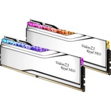 G.Skill Trident Z5 Royal Neo Silver 96 GB DDR5-6000 (2x 48 GB) werkgeheugen Zilver, F5-6000J2836F48GX2-TR5NS, EXPO