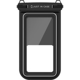 Just in Case Waterproof Floating Phone Bag IPX8 telefoonhoesje Zwart/transparant