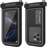 Just in Case Waterproof Floating Phone Bag IPX8 telefoonhoesje Zwart/transparant