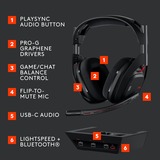 Logitech G Astro A50 LIGHTSPEED draadloze gaming headset + basisstation (Gen 5) over-ear  Zwart, Xbox, PS5, pc/Mac of Nintendo Switch, Bluetooth / USB-C