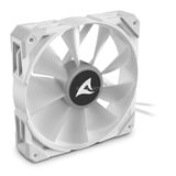 Sharkoon Rebel F50 PWM - White case fan Wit, 4-pin PWM + 4-pin (5V-D-coded-G)