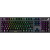 Sharkoon SKILLER SGK20 Brown, gaming toetsenbord Zwart, BE Lay-out, Huano Brown, RGB leds