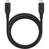 goobay USB4 Gen 2x2 kabel Zwart, 1 meter