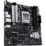 ASUS PRIME A620M-A-CSM socket AM5 moederbord Zwart/zilver, RAID, Gb-LAN, Sound, µATX