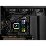 Corsair iCUE H100i RGB ELITE waterkoeling Zwart, 4-pins PWM fan-connector