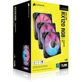 Corsair iCUE LINK RX120 RGB Starterskit case fans Zwart, 3 stuks, 120 x 120 x 25 mm, PWM
