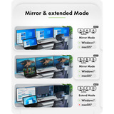 ICY BOX IB-AD1030-C USB-C naar HDMI adapter Zwart