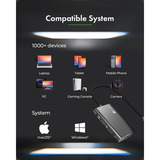 ICY BOX IB-AD1030-C USB-C naar HDMI adapter Zwart