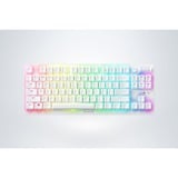 Razer Deathstalker V2 Pro TKL RGB mechanisch gaming toetsenbord Wit, US lay-out (QWERTY), Razer Linear Optical (Red), 80% (TKL)	, Bluetooth