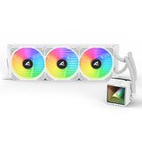 Sharkoon Sharkoon S100 ARGB AIO White waterkoeling Wit
