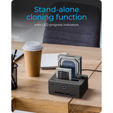 ICY BOX ICY Box IB-1233CL-CR dockingstation Zwart