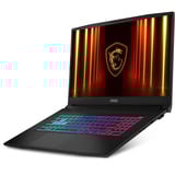 MSI Katana 17 HX (B14WEK-028BE) 17.3"  gaming laptop Zwart | Core i7 14650HX | RTX 5050 | 16 GB | 1 TB SSD | 144 Hz