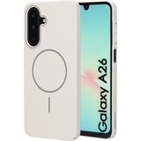 Mobiparts Samsung Galaxy A26 - Slim Line MagSafe Case telefoonhoesje Wit