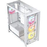 Corsair FRAME 4000D LCD RS ARGB Premium midi tower behuizing Wit | 3x USB-C | RGB | Tempered Glass