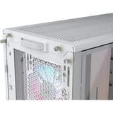 Corsair FRAME 4000D LCD RS ARGB Premium midi tower behuizing Wit | 3x USB-C | RGB | Tempered Glass