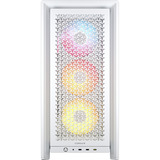 Corsair FRAME 4000D LCD RS ARGB Premium midi tower behuizing Wit | 3x USB-C | RGB | Tempered Glass