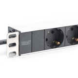 Digitus DN-95401 Zwart/aluminium, 8x stekker