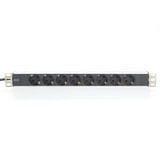 Digitus DN-95401 stekkerdoos Zwart/aluminium
