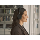 Jabra Evolve3 75 on-ear headset Zwart, Microsoft Teams (MS), Link390 USB-C, Wireless Charger